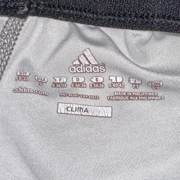 Adidas Womens High Waisted Athleisure Pull On Cropped Leggings Black S - Picture 7 of 9